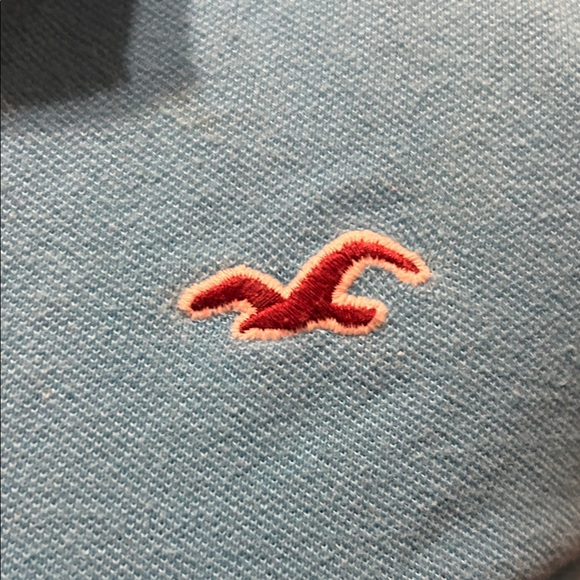 Hollister 2000s Teal Short Sleeve Polo - Picture 2 of 6